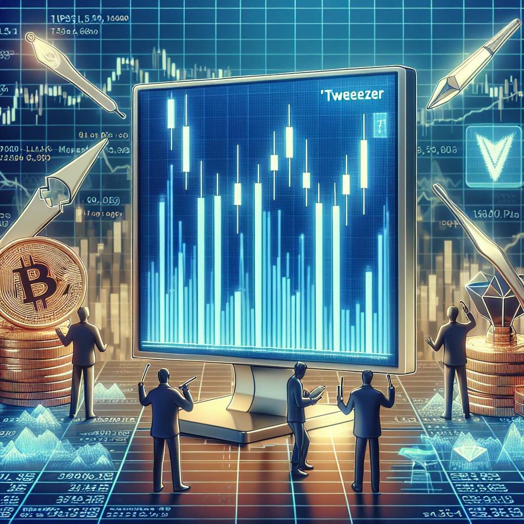 Are there any specific trading patterns associated with tweezer top candles in the world of cryptocurrencies?