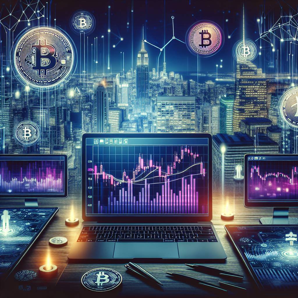 How can I use live charts to analyze the futures market in the cryptocurrency sector?