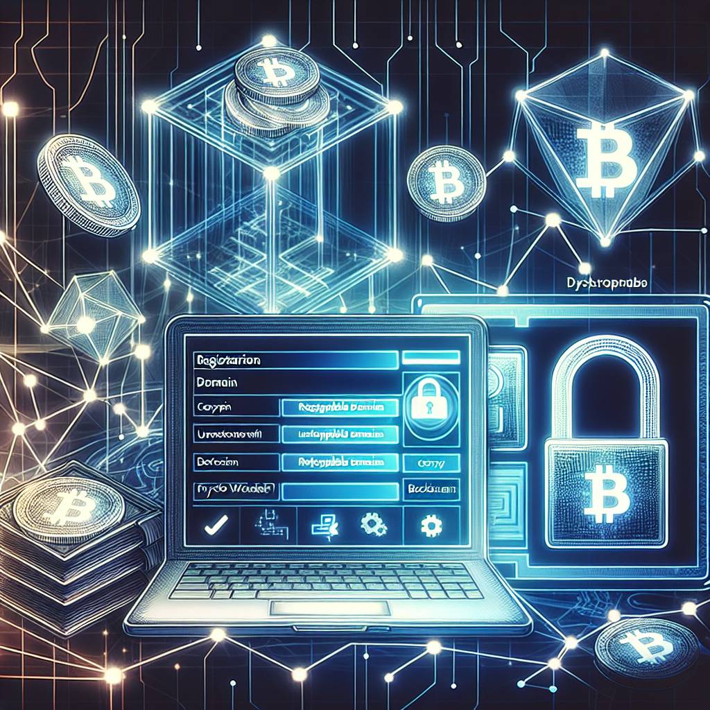 What are the steps to register an ENS domain for a cryptocurrency website?