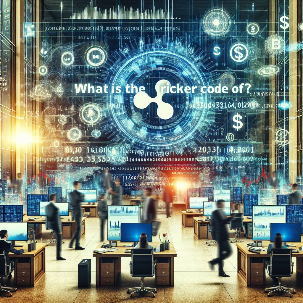 What is the ticker code for Ripple?