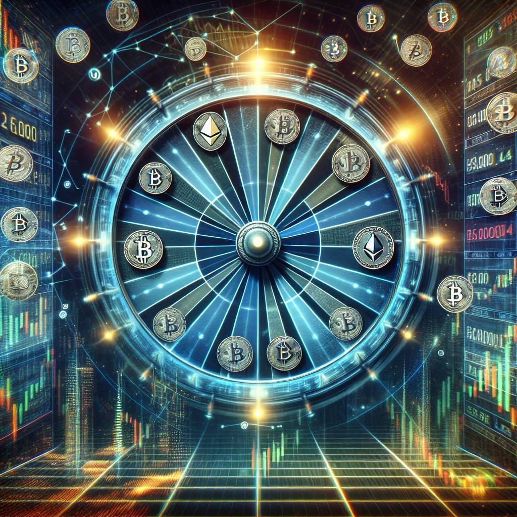 Which cryptocurrencies can I win by spinning the lucky wheel?