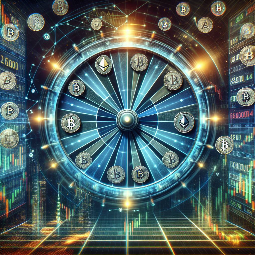 Which cryptocurrencies can I win with 50 50 spin wheel?