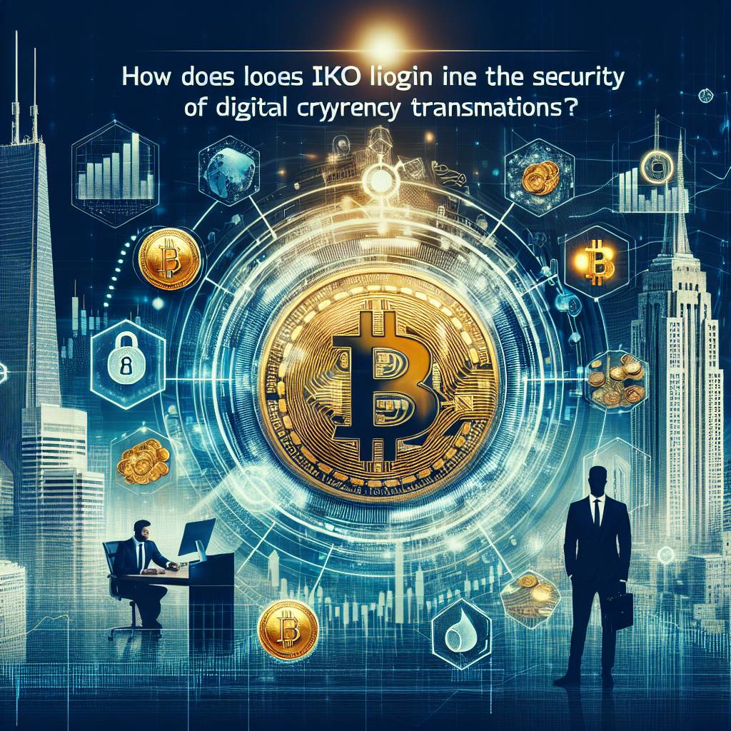 How does iko system contribute to the security of digital currency transactions?