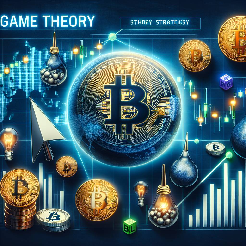 What are some strategies in game theory that can be used in the bitcoin market?