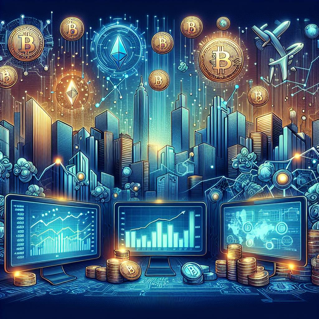 What are the correlations between the current Dow Industrial Average and the prices of cryptocurrencies?