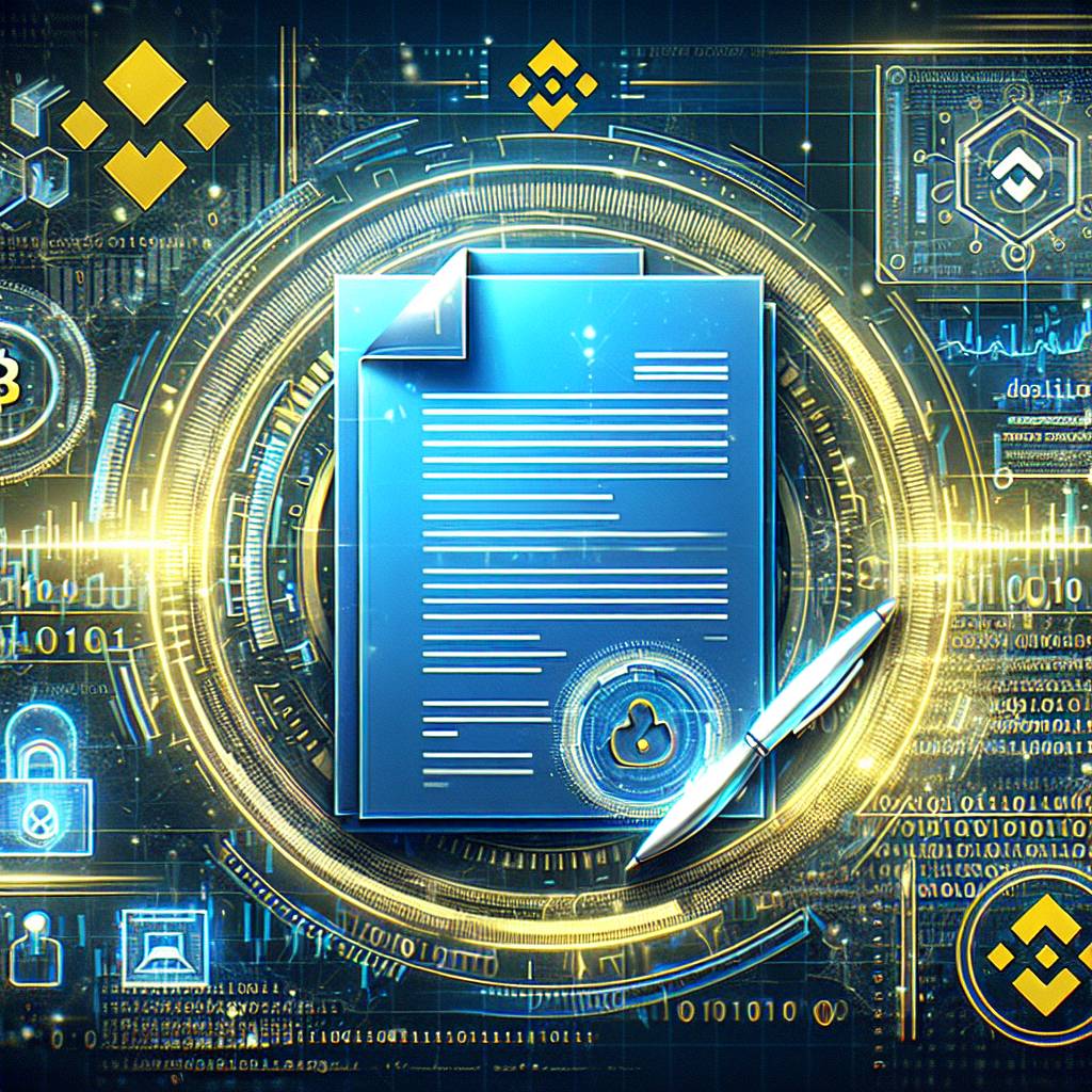 What documents are required for the Binance identity verification process in the digital currency market?