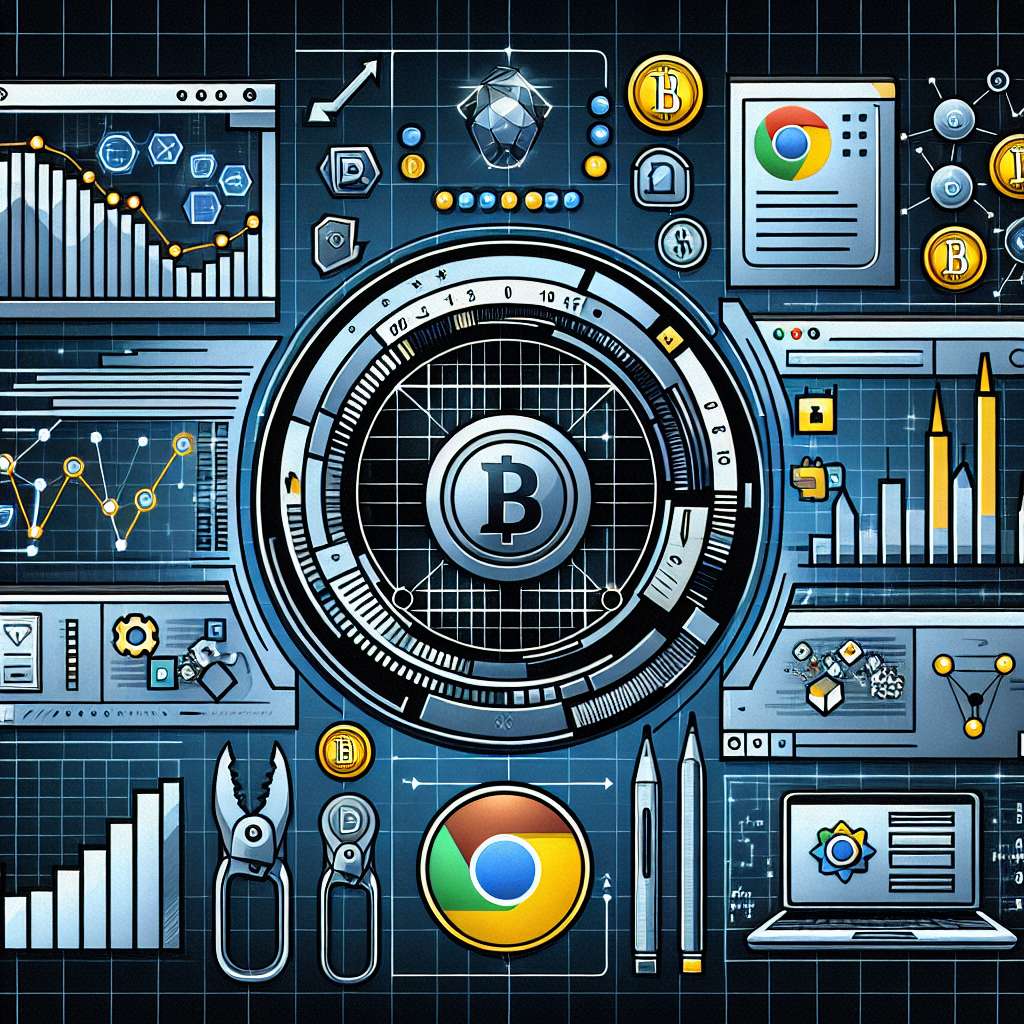 How can I use Google Chrome browser on Android to track the prices of different cryptocurrencies?