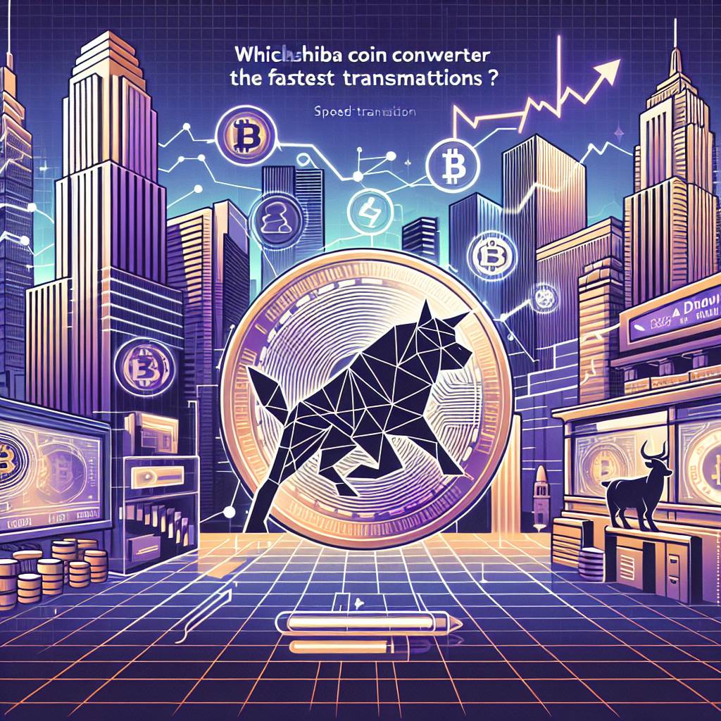 Which shiba coin converter offers the fastest transactions?