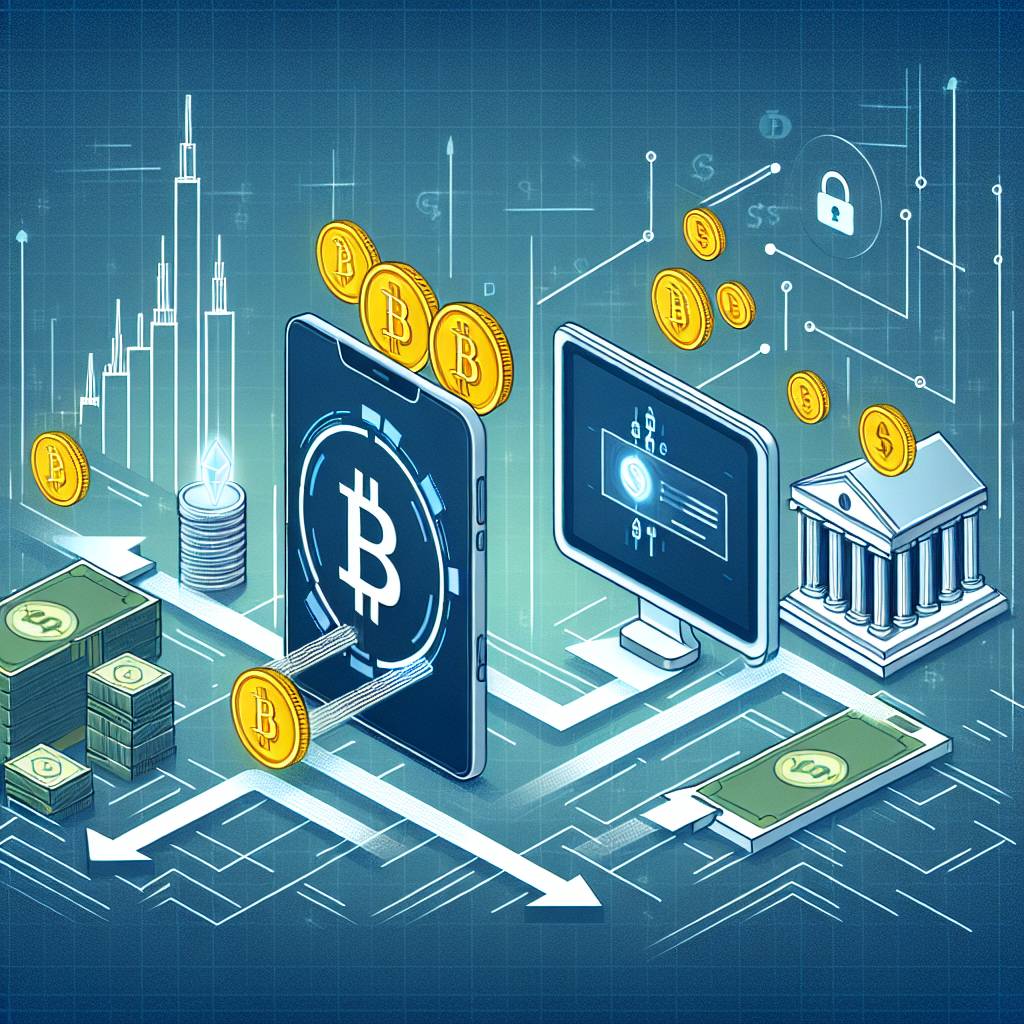 How can I transfer money from a digital wallet to a cryptocurrency exchange?