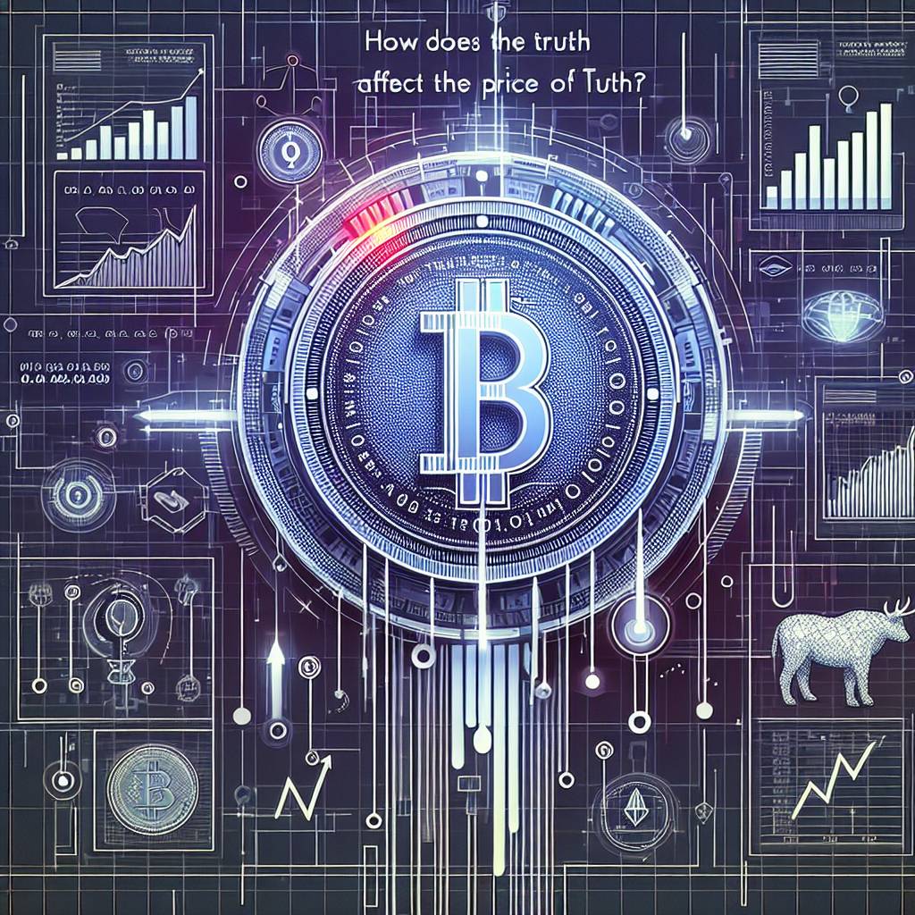 How does the stock price chart of Truth Social compare to other digital currencies?