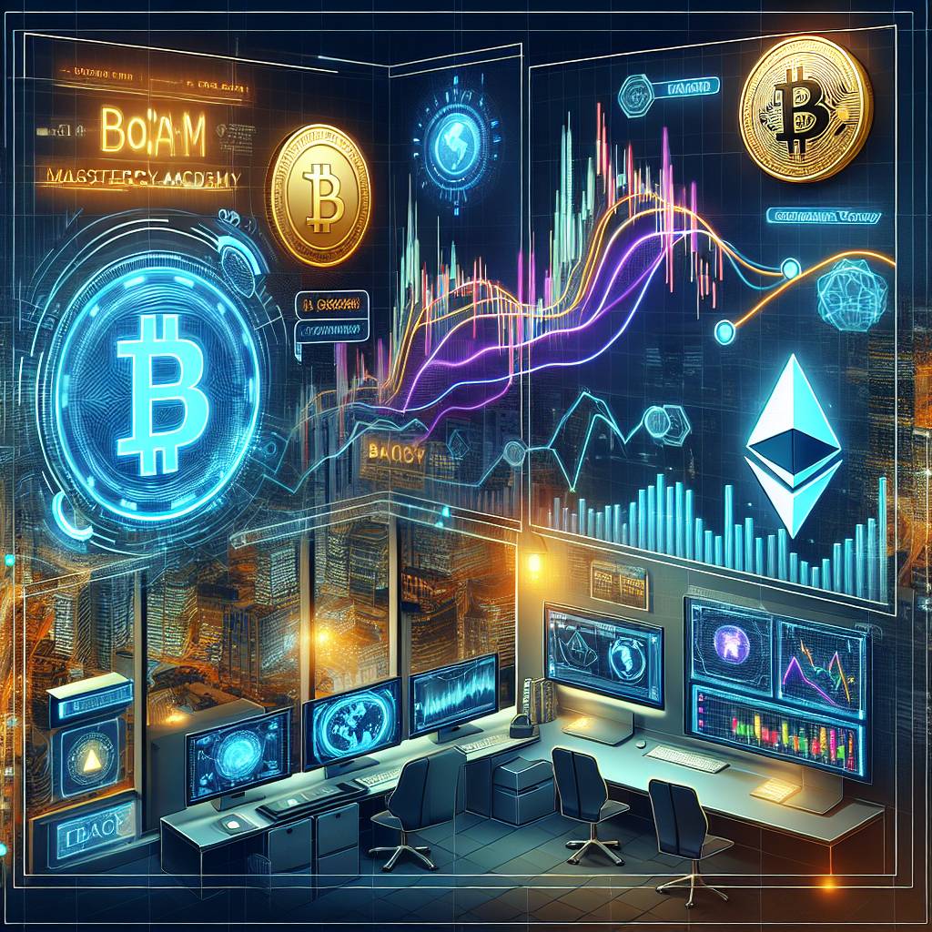 What are the advantages of using charts from the IM Academy for cryptocurrency trading?