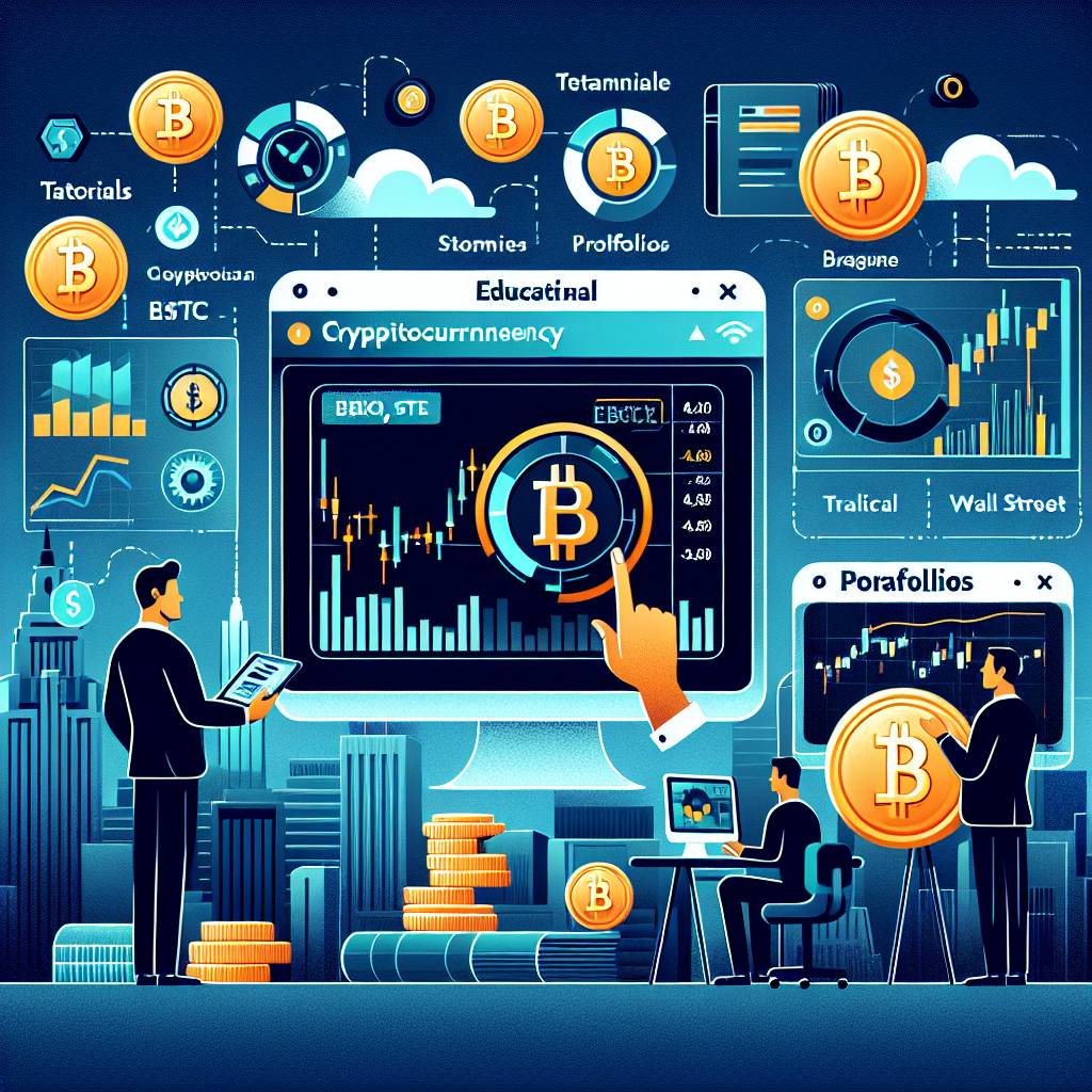 Are there any live apps that offer educational resources for beginners in the cryptocurrency market?