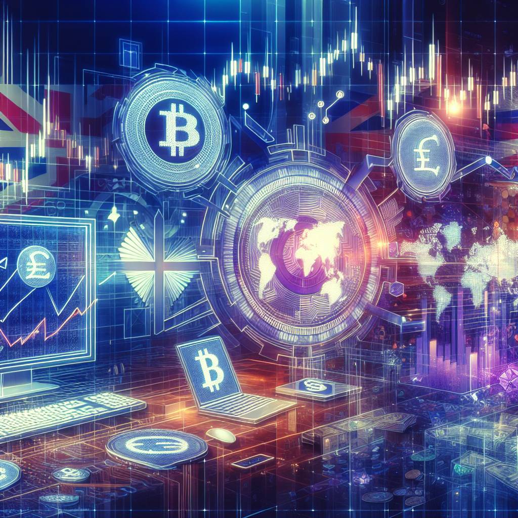 How does the exchange rate for English pounds affect the value of cryptocurrencies?