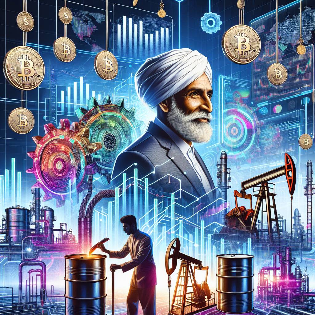 How can I use oil price charts to predict the future value of cryptocurrencies?