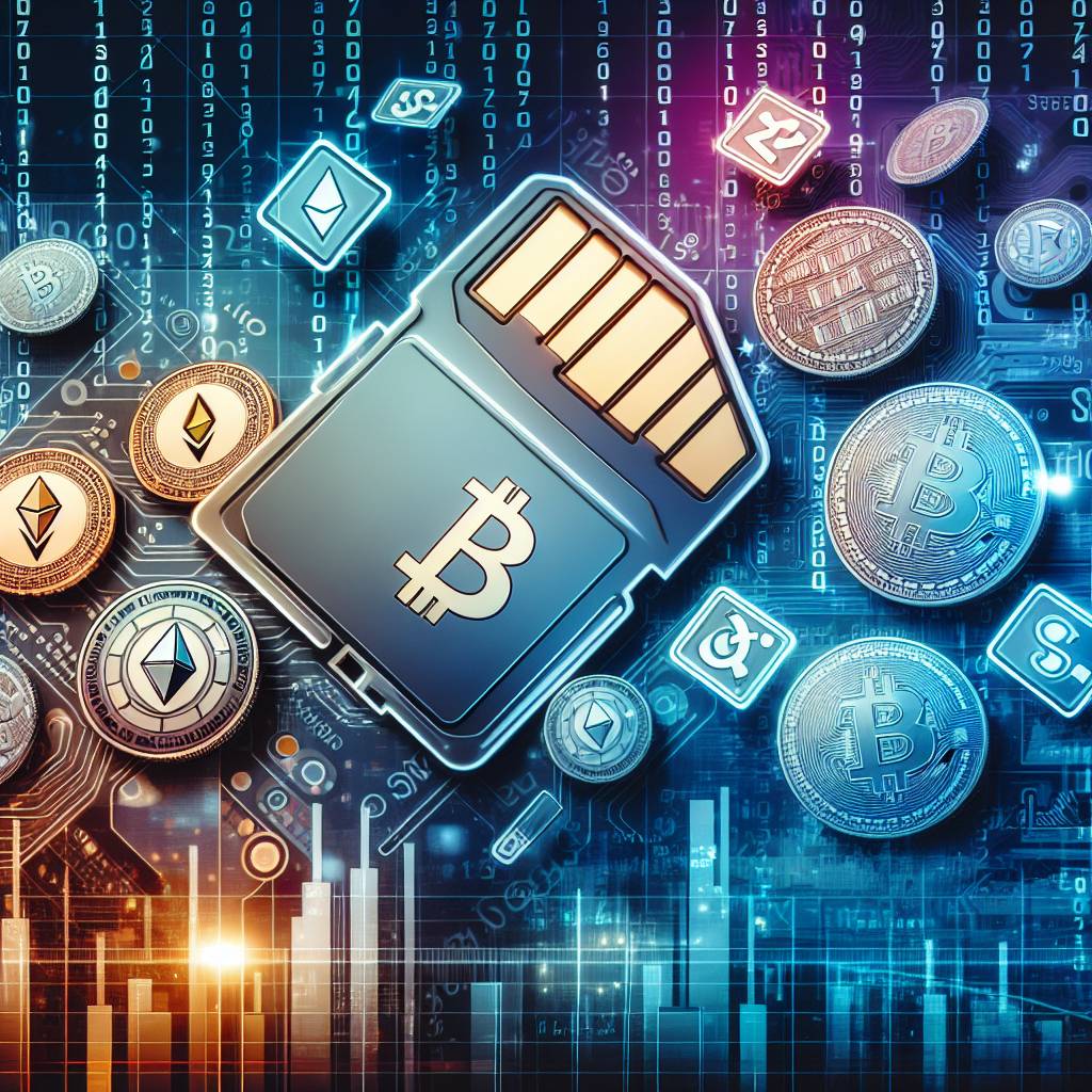 Can I use an encrypted micro SD card to store multiple types of cryptocurrencies?