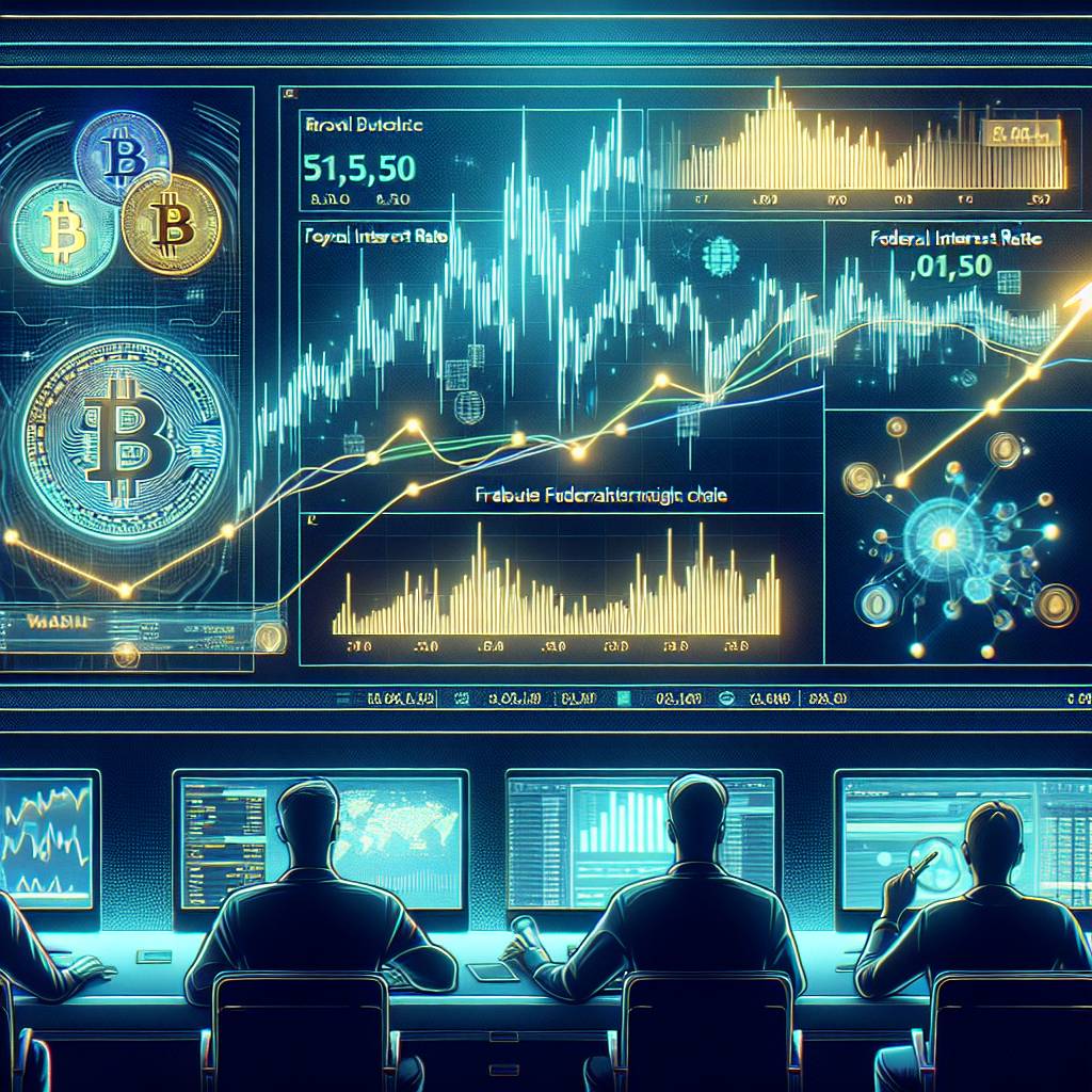 Do fluctuations in the federal interest rate chart influence investor sentiment towards cryptocurrencies?