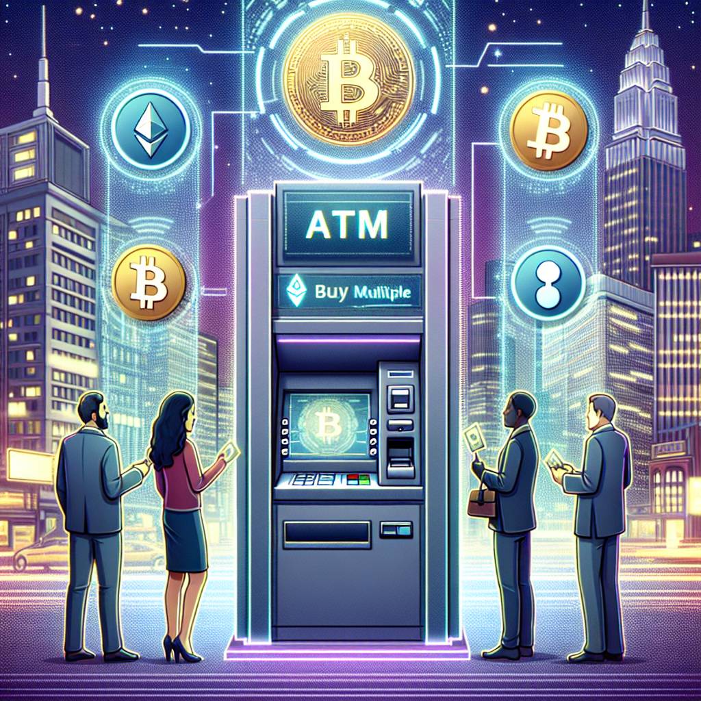 Can I buy multiple types of crypto currencies from a single ATM?