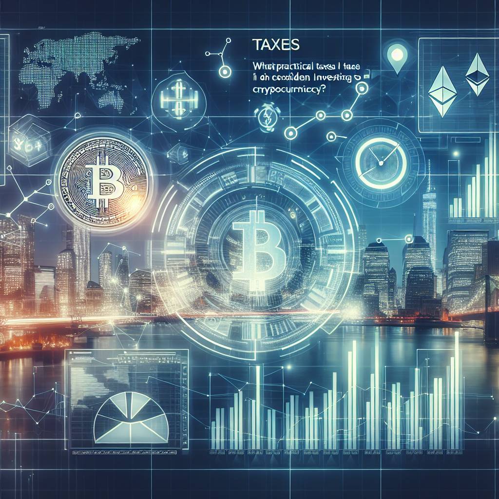 What practical taxes should I consider when investing in cryptocurrencies?