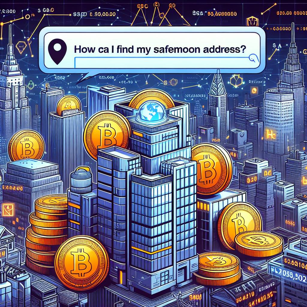 How can I find my Safemoon address?