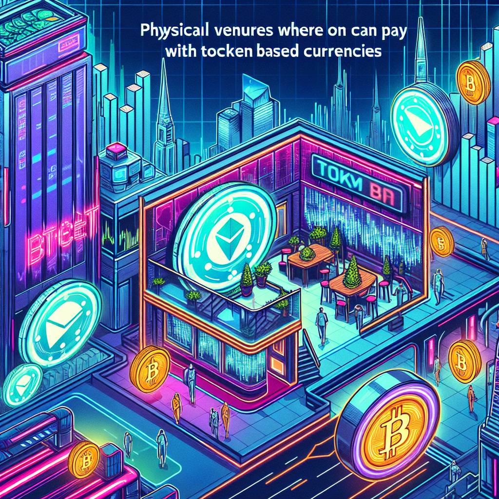 Which venues offer the option to pay with token-based currencies?