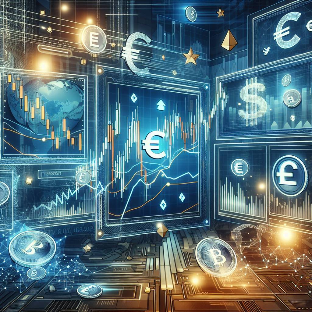 How does the EUR/USD chart affect the value of digital currencies?