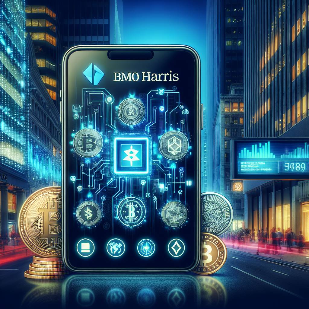 Can I deposit multiple types of cryptocurrencies using BMO Harris Bank mobile app?