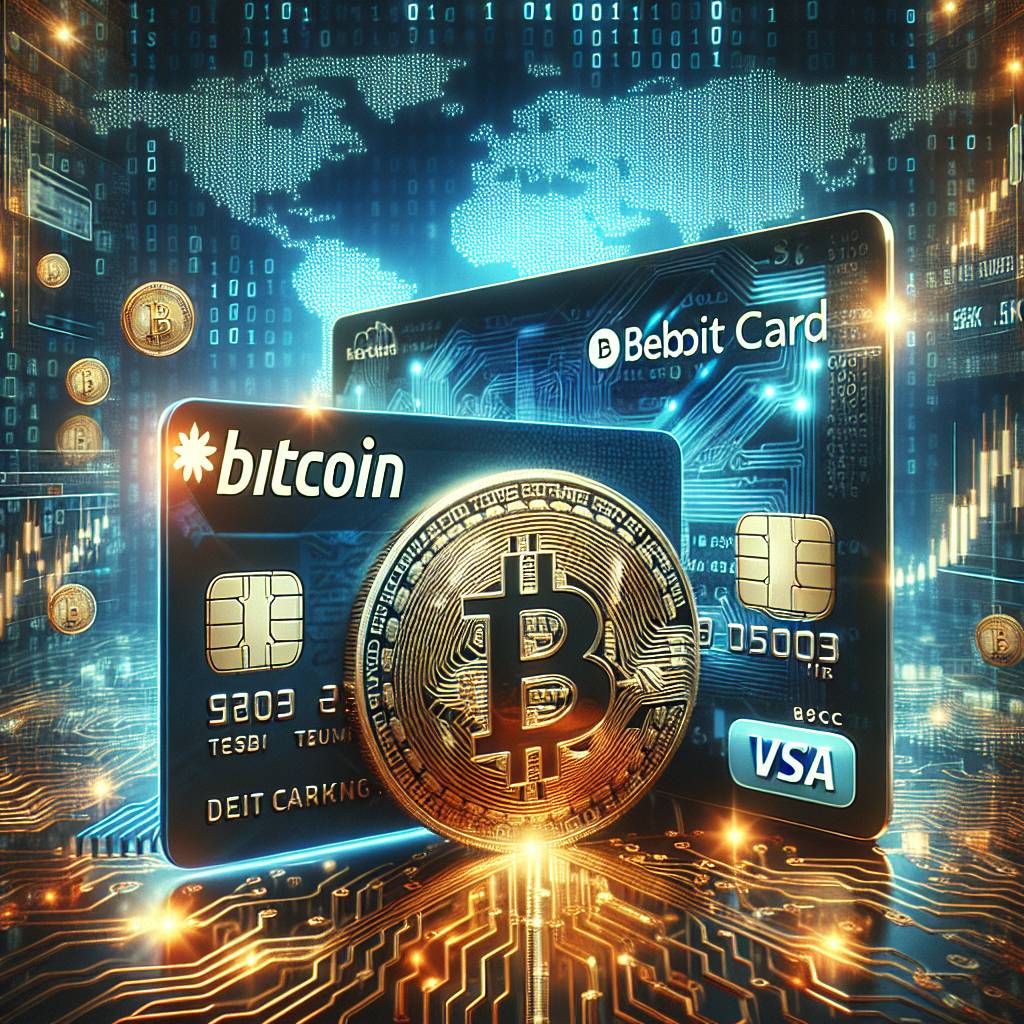 What are the advantages of using a debit card for bitcoin transactions?