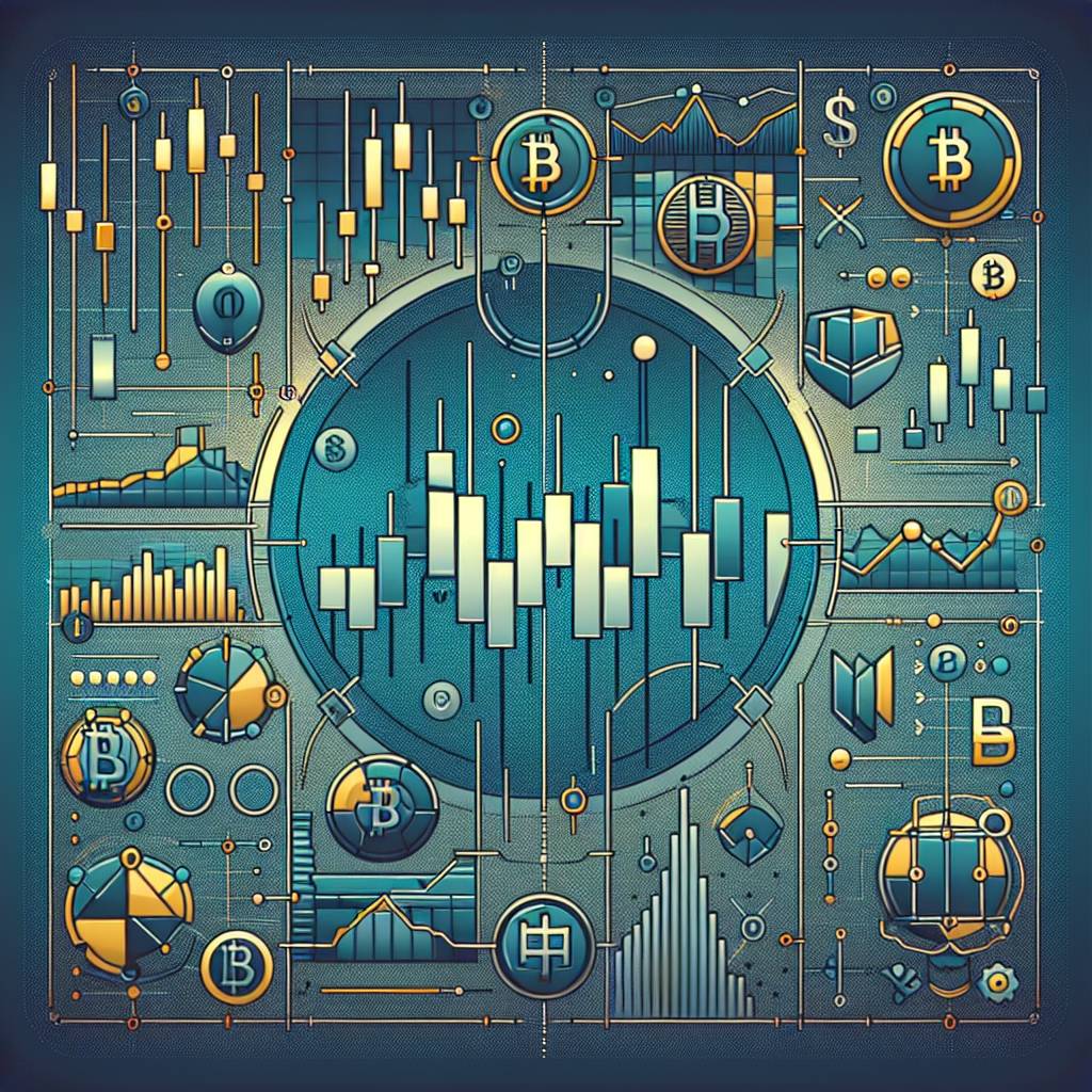 What are some chart patterns used in cryptocurrency trading?