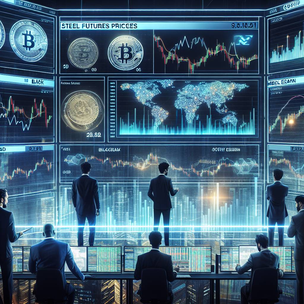 What factors influence the correlation between steel futures prices and cryptocurrency prices?