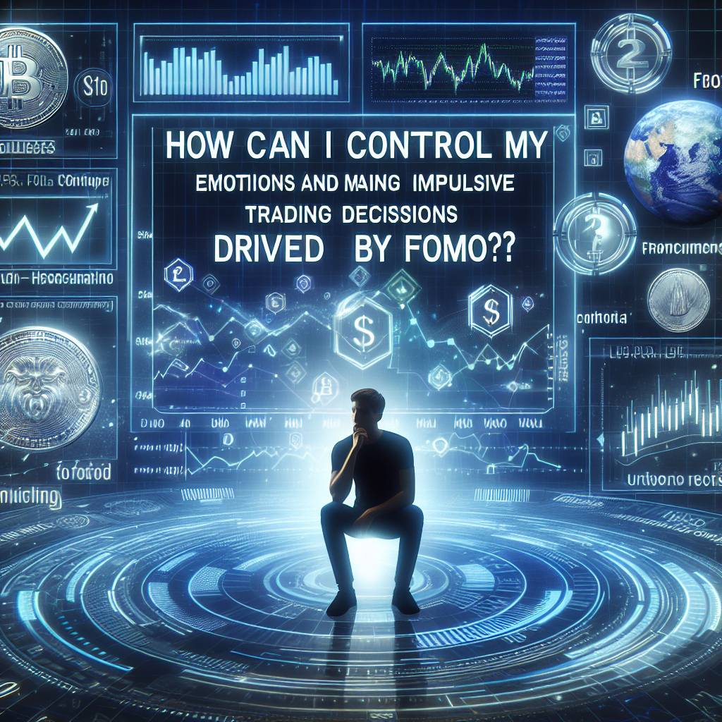 How can I control my emotions while trading cryptocurrencies?