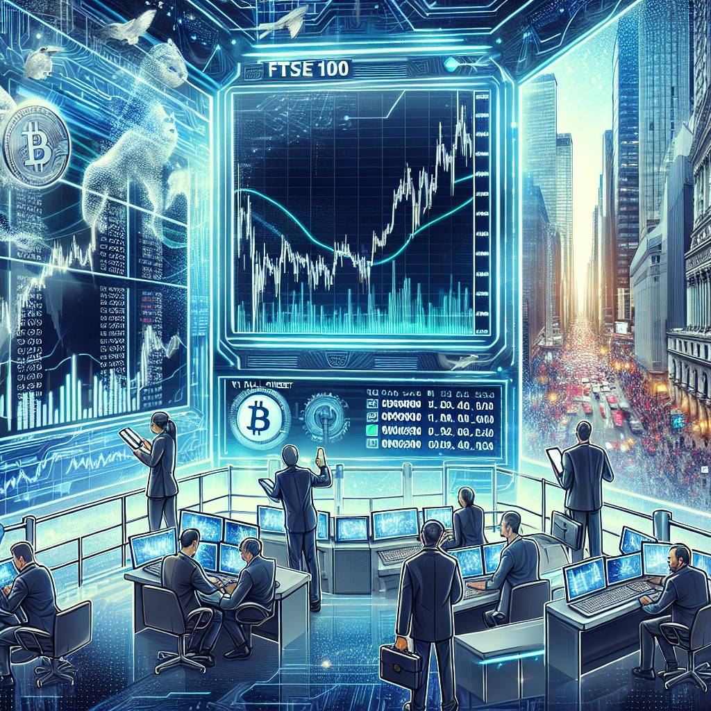 What is the impact of the FTSE 100 indices on the overall cryptocurrency market?