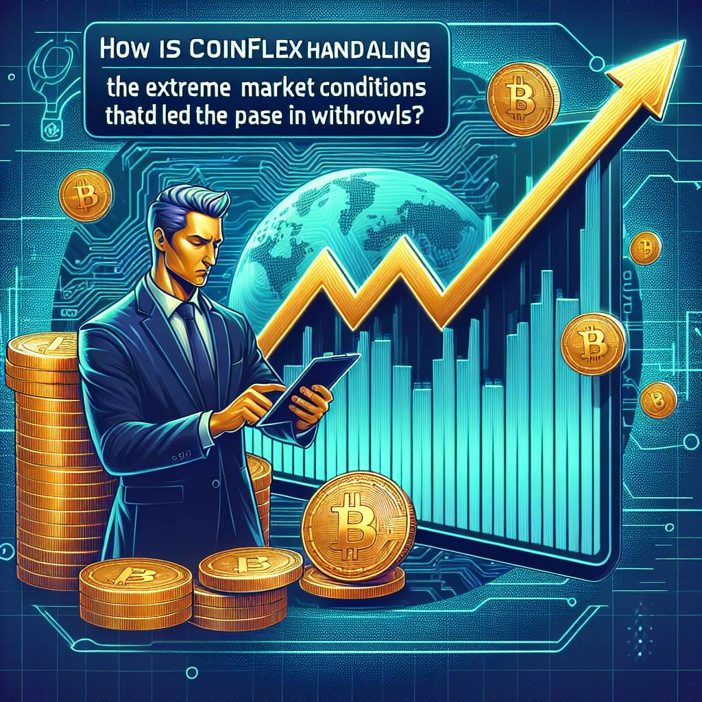 How is Coinflex handling the extreme market conditions that led to the pause in withdrawals?