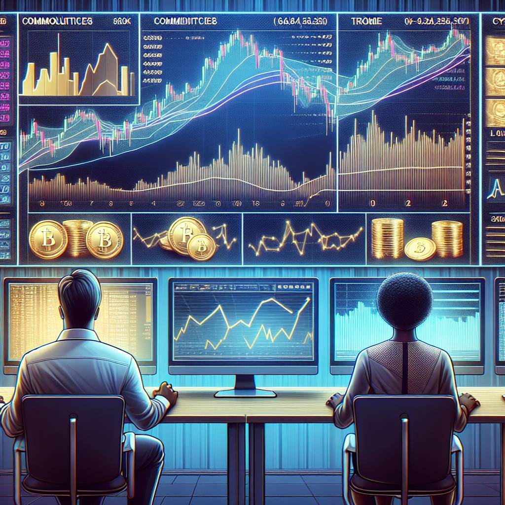 What is the impact of commodities index on the price of cryptocurrencies?