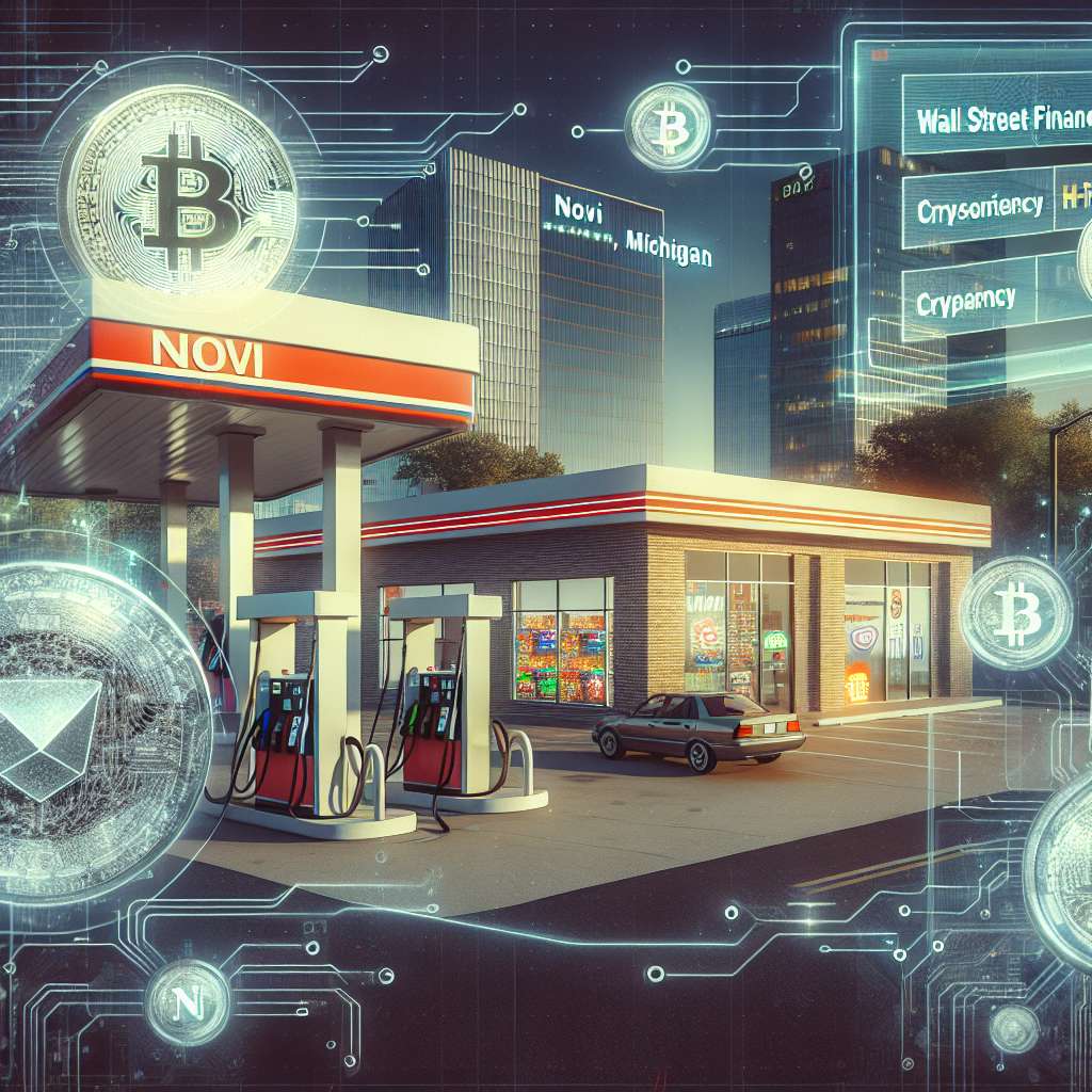 What are the benefits of accepting cryptocurrency payments at gas stations in Novi, MI?