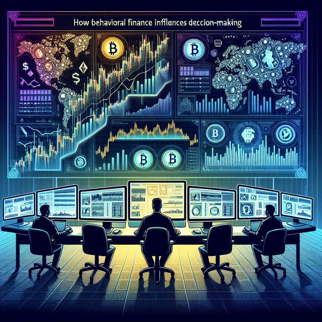 How does behavioral finance influence decision-making in the cryptocurrency market?