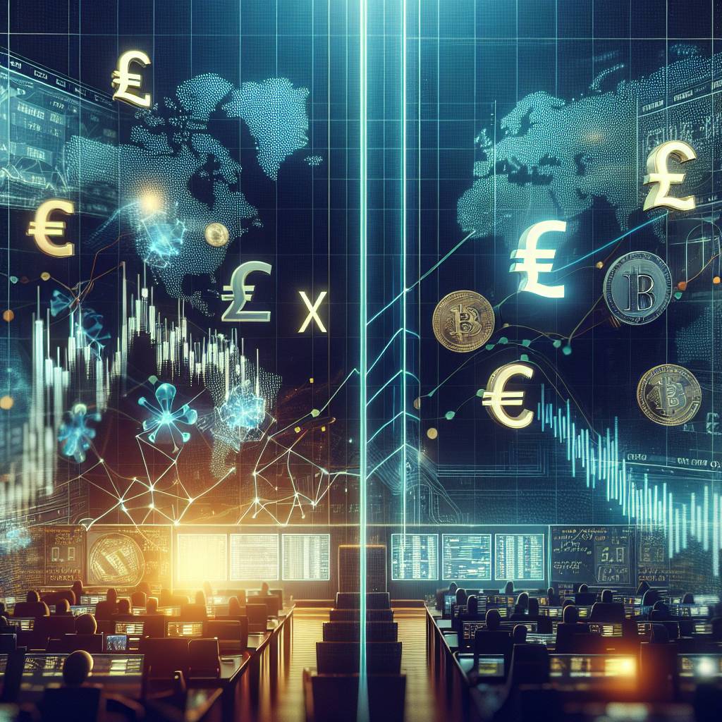How do pound sterling denominations affect the value of cryptocurrencies?
