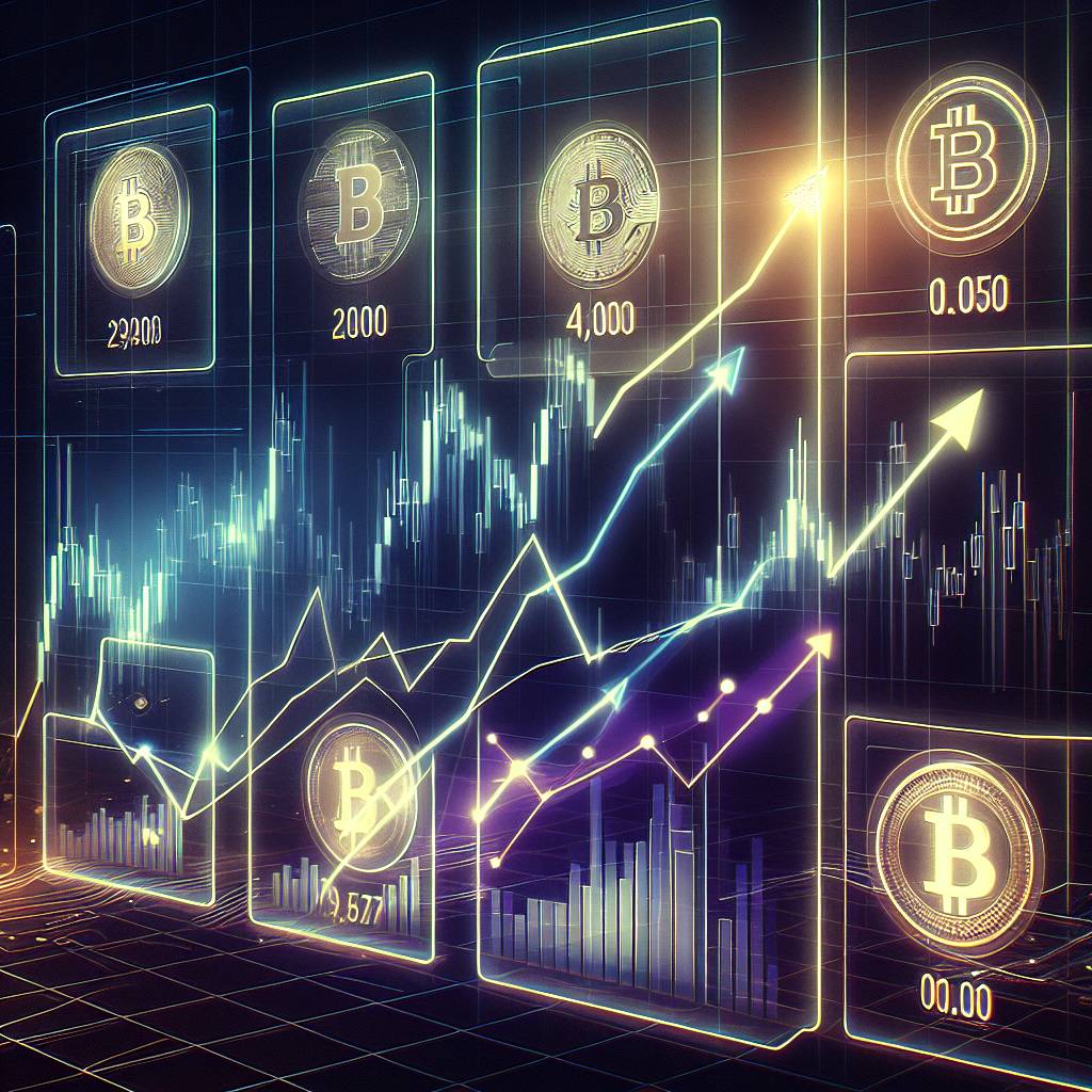 Which cryptocurrencies have shown the most consistent trends according to the four chart patterns?