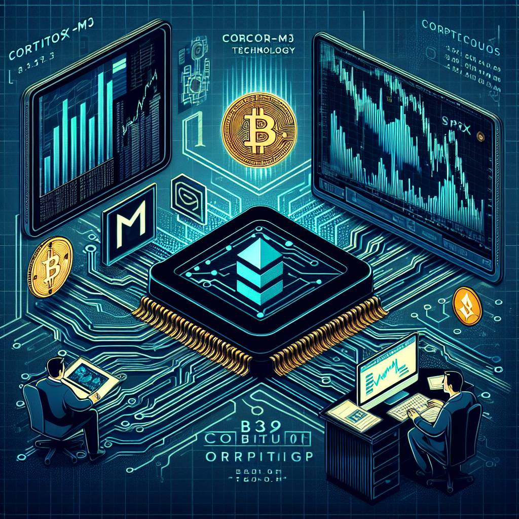 How does the ARM Cortex M4F processor impact the performance of cryptocurrency mining?