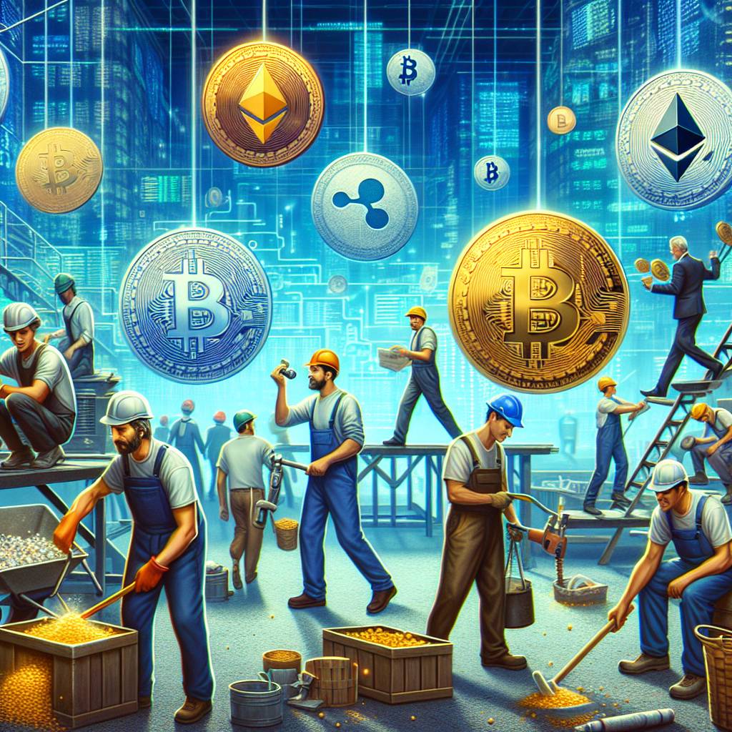 What are some popular cryptocurrencies that are commonly used by blue collar workers?