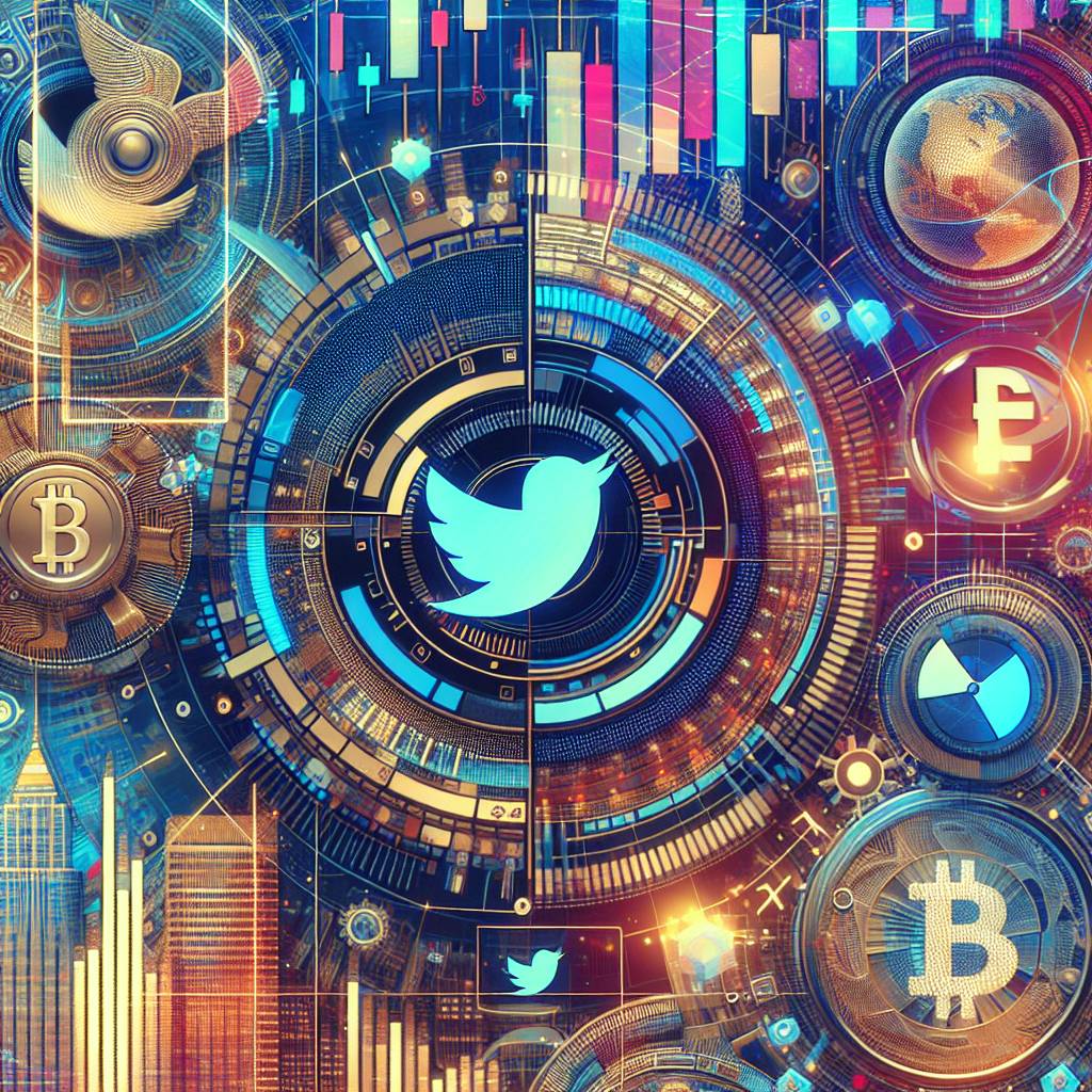 How can Twitter stock be used as an indicator for predicting cryptocurrency trends?