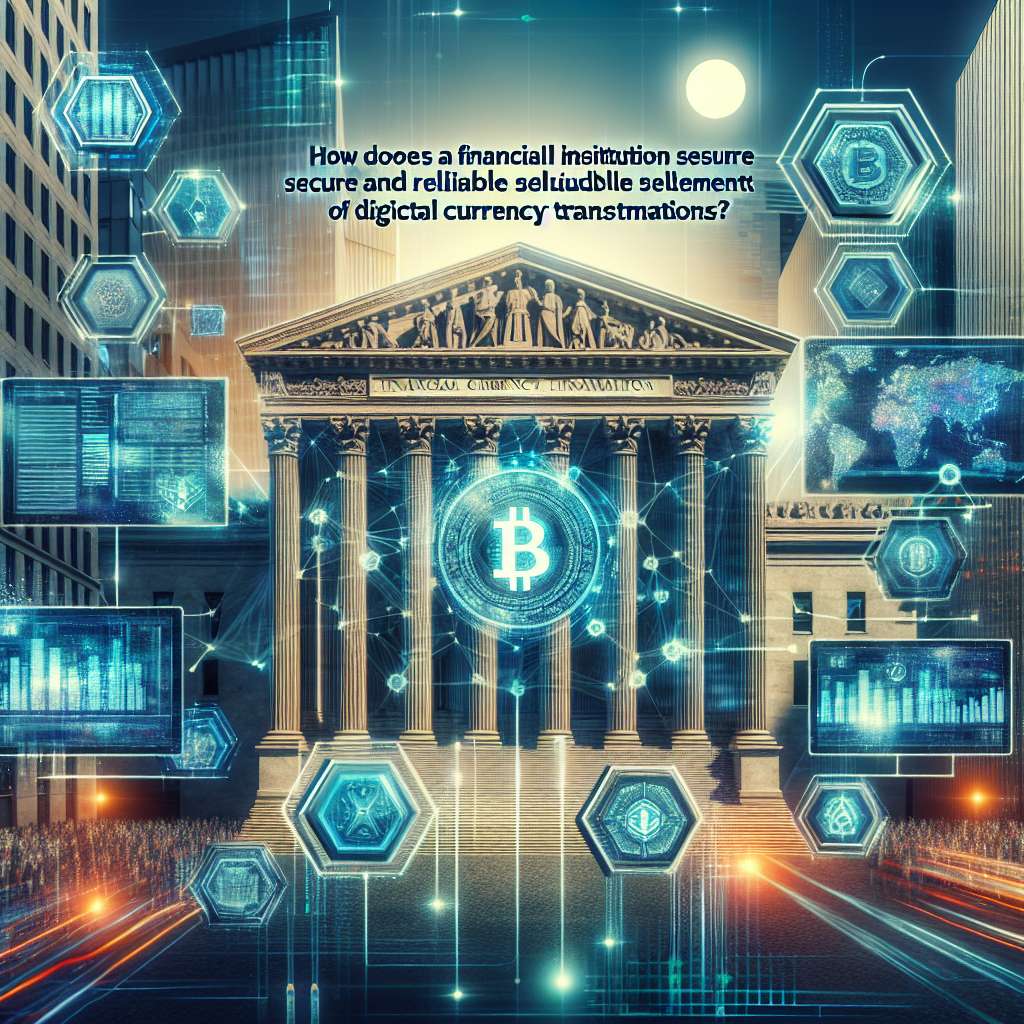 How does Charles Schwab ensure secure and reliable settlement of digital currency transactions?