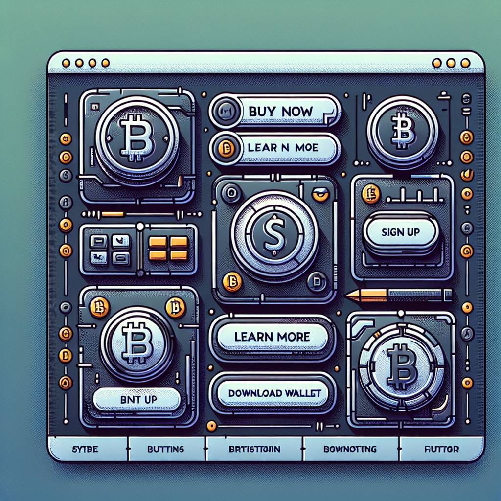 What are the latest trends in CSS button styles for cryptocurrency websites?