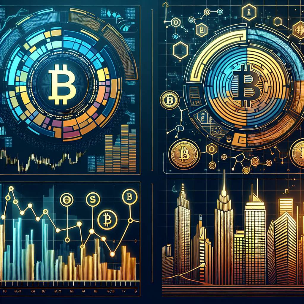 Where can I find investment charts that display historical price movements of popular cryptocurrencies?