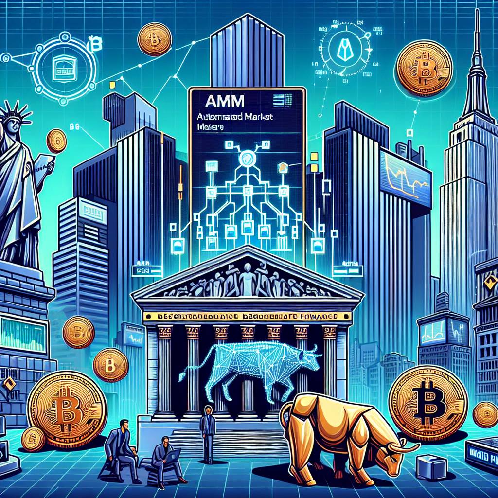 What is AMM in the context of decentralized finance (DeFi)?