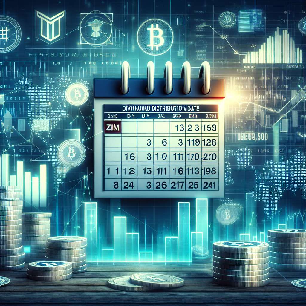 Can you provide information about the next dividend distribution date for ZIM coin?