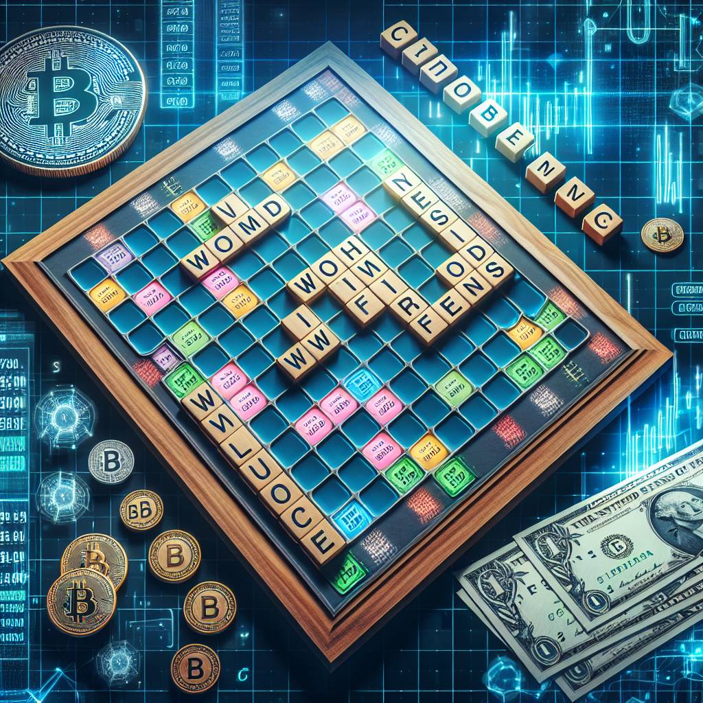 How can I use cryptocurrency as a wildcard to enhance my gaming experience in Words With Friends?