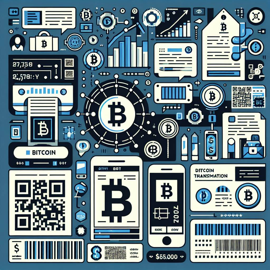 What details should be displayed on a receipt for a Bitcoin transaction?