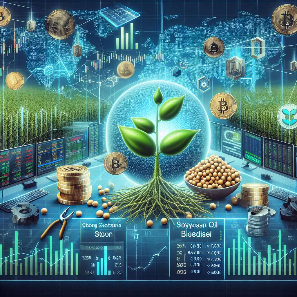 What are the advantages of using soybean oil biodiesel in the cryptocurrency industry?
