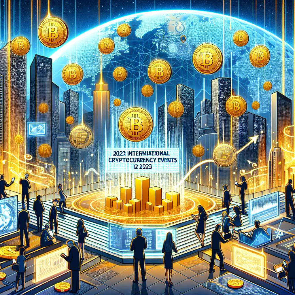 What are the international cryptocurrency events in 2023?