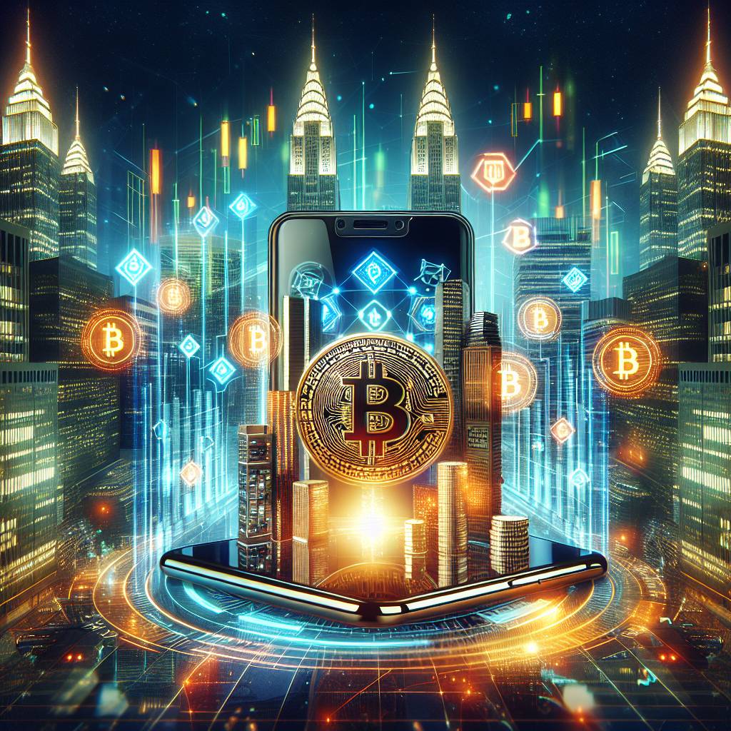 Which mobile applications provide real-time updates on cryptocurrency prices?